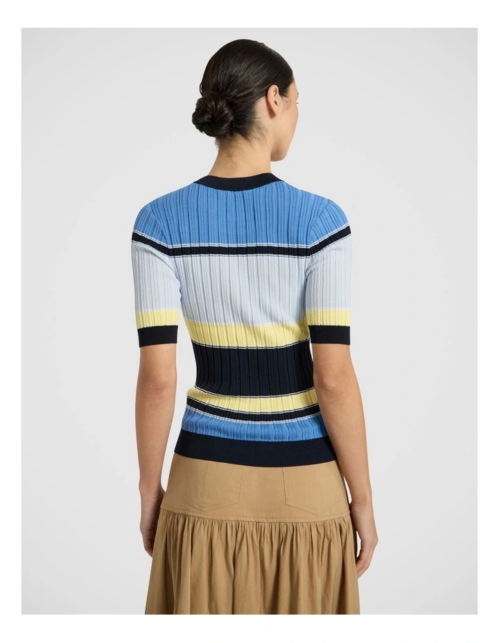 Eternal Dreaming Stripe Knit in Blue Stripe image 4