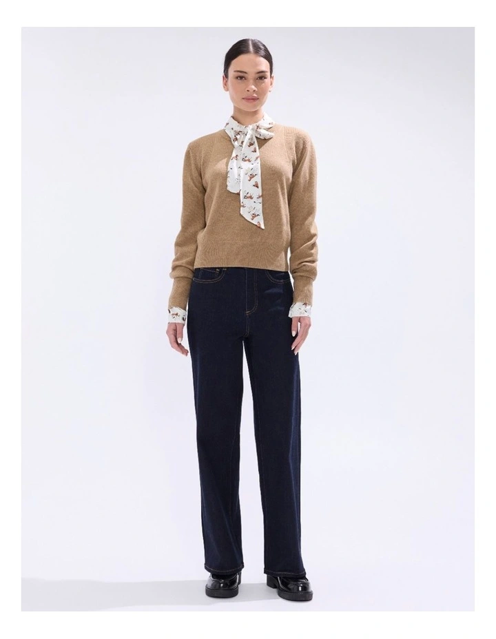 Morissette Merino Knit in Camel image 1