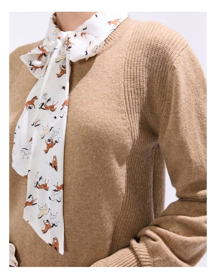 Morissette Merino Knit in Camel image 3