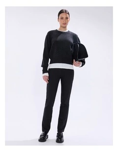 Morissette Merino Knit in Charcoal Melange