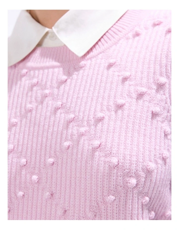 Break Free Merino Knit in Pink Orchid image 3