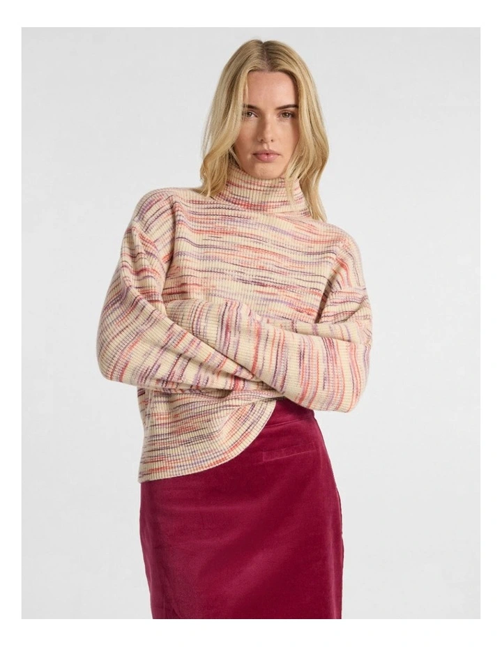 It Takes Two Knit in Cream Multi image 1