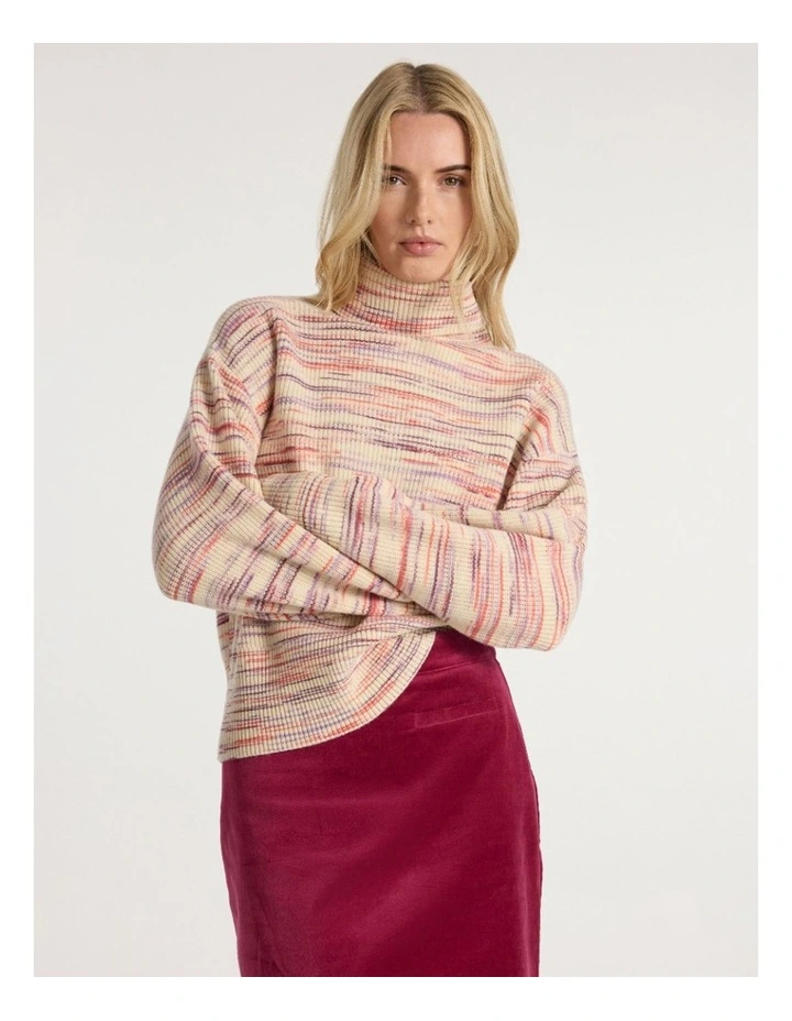 It Takes Two Knit in Cream Multi image 2