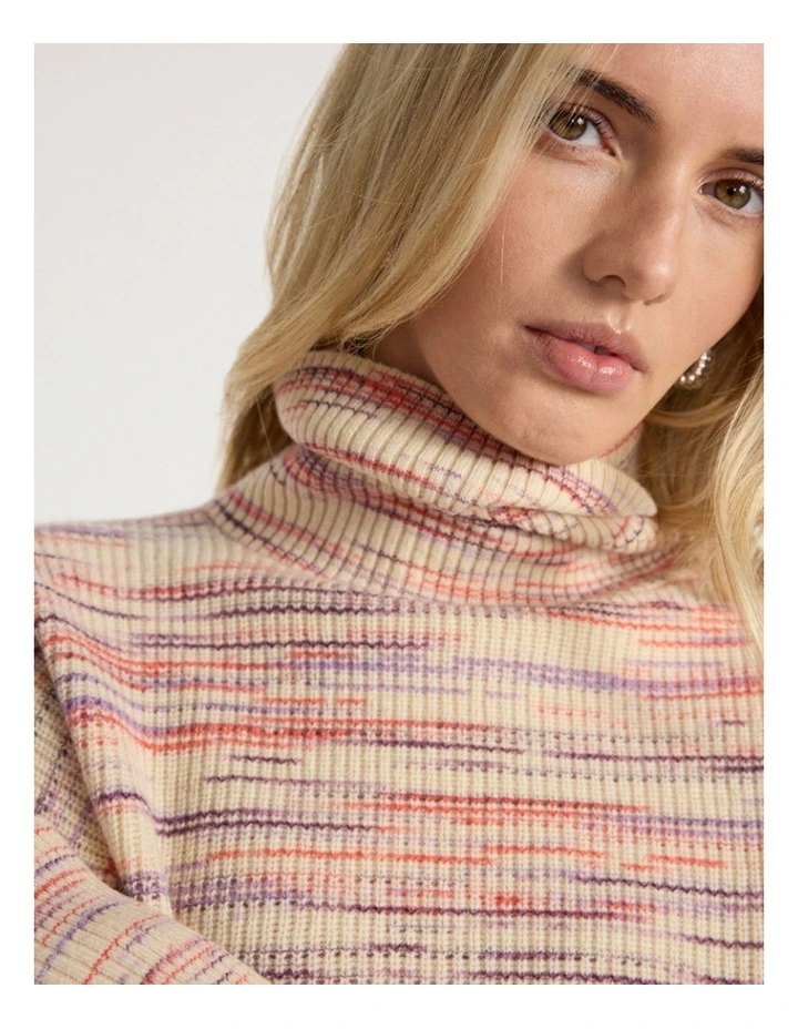 It Takes Two Knit in Cream Multi image 3