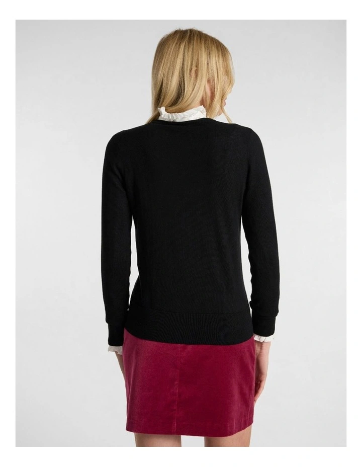 Ruff Night Csc Knit in Black image 3