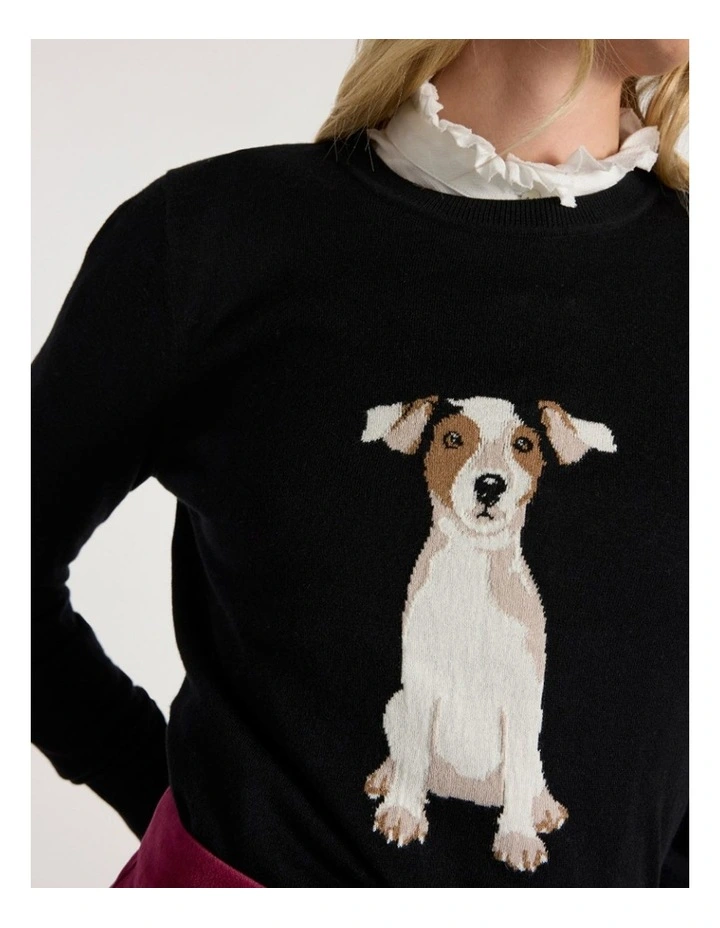 Ruff Night Csc Knit in Black image 3
