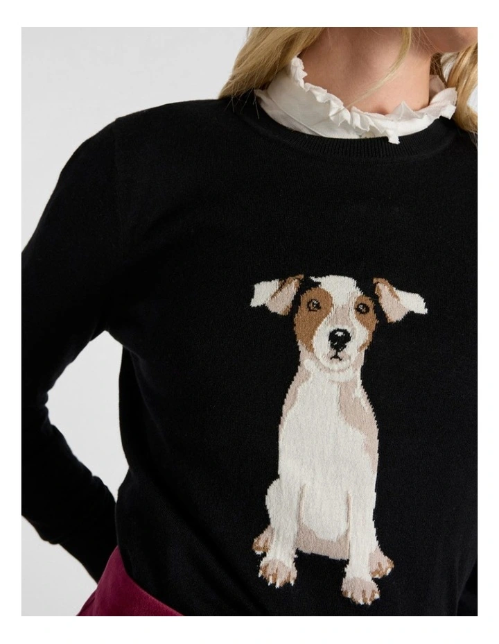 Ruff Night Csc Knit in Black image 4
