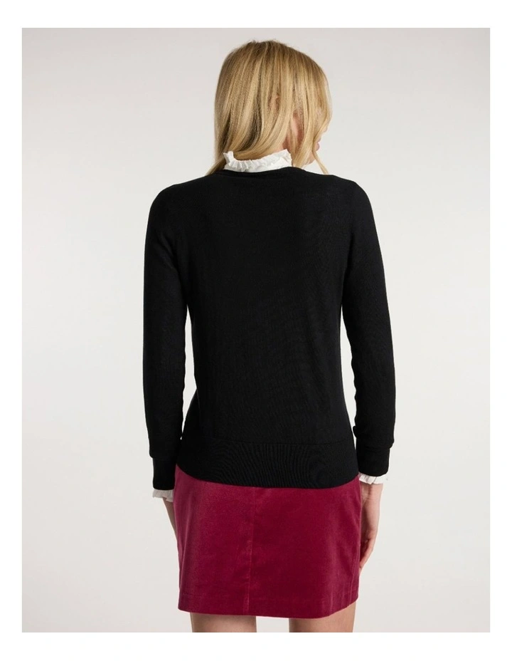 Ruff Night Csc Knit in Black image 4