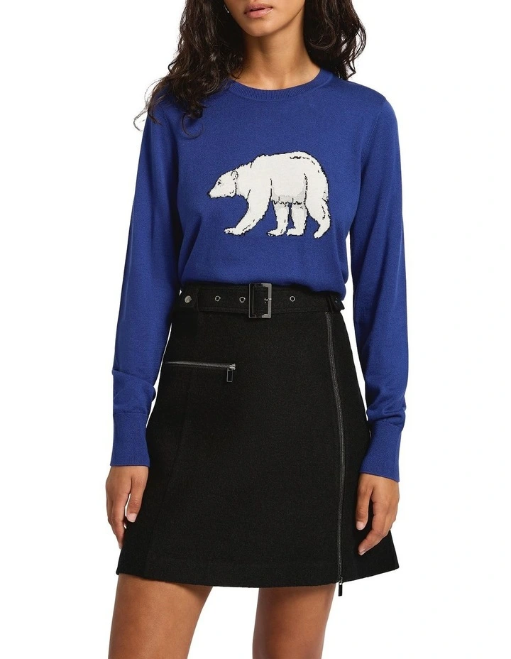 Polar Opposites Csc Knit in Nautical Blue image 1