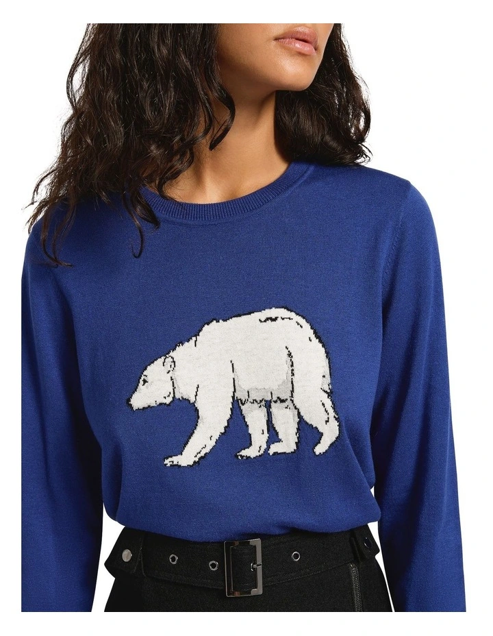 Polar Opposites Csc Knit in Nautical Blue image 3
