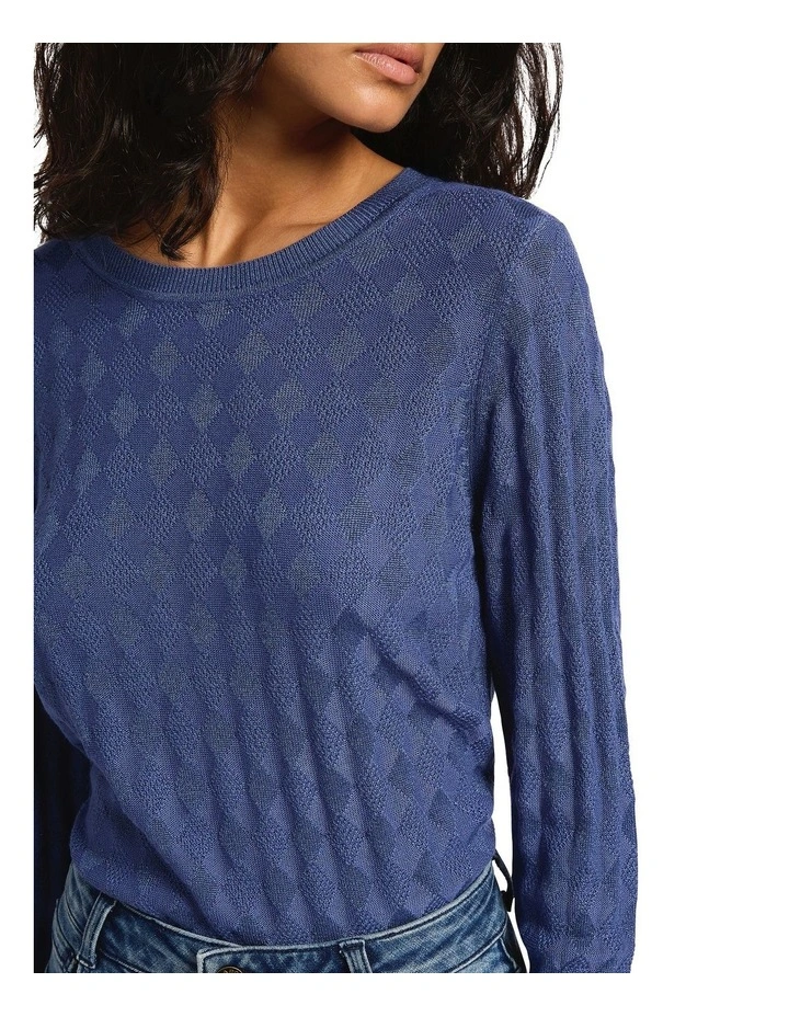 Shining Diamond Shimmer Knit in Nautical Sparkle image 3