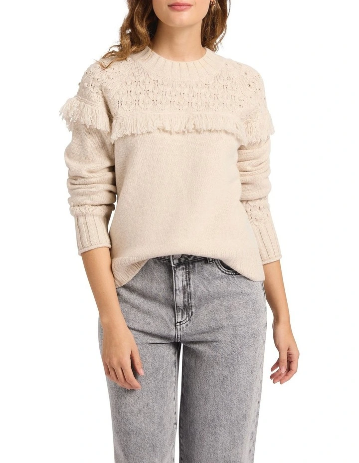 Serendipity Wool Knit in Neutral image 3