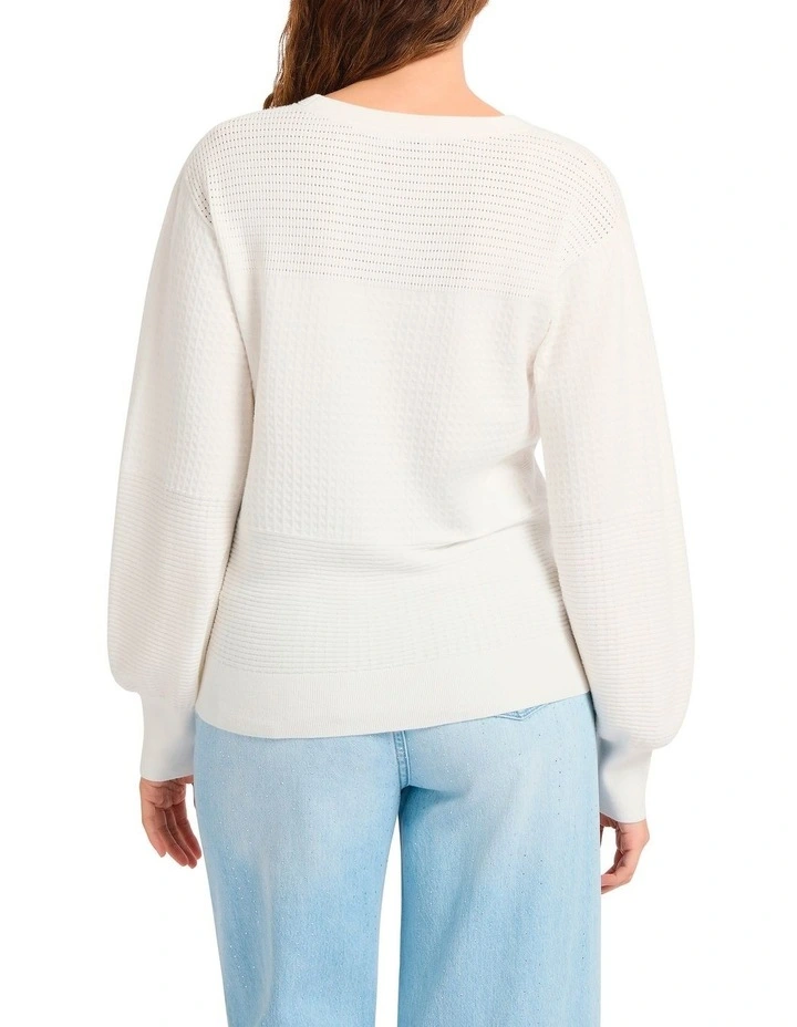 Irene Knit in Ivory image 2