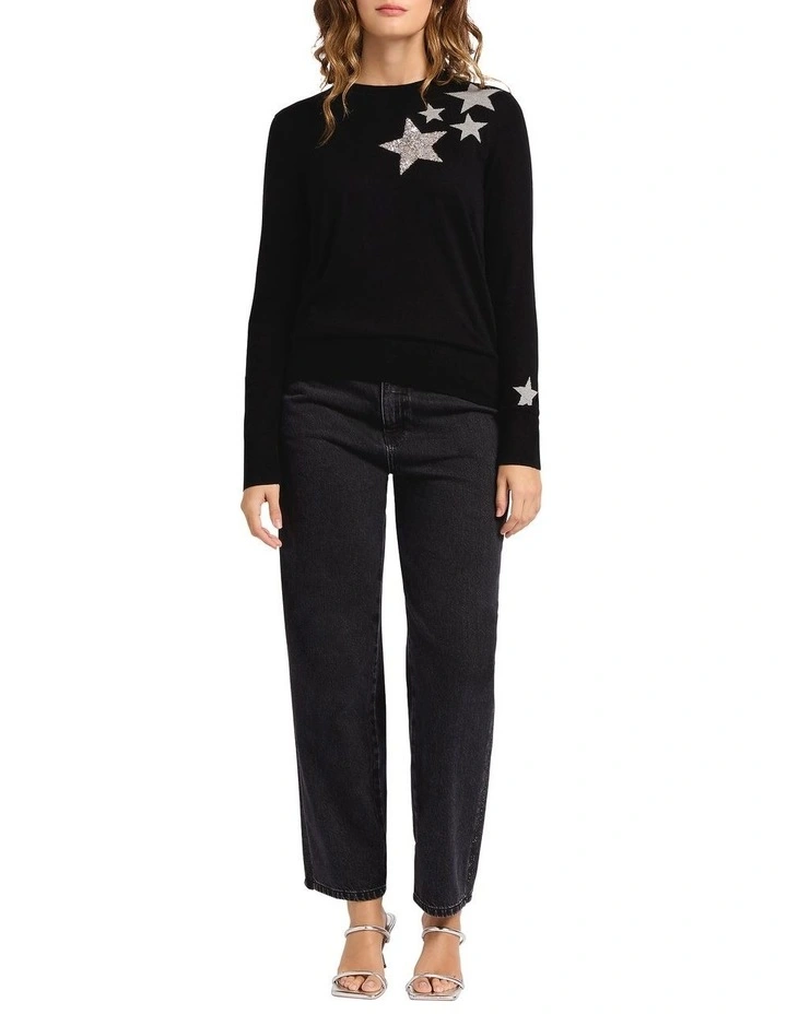 Starry Night Csc Knit in Caviar Charcoal image 3