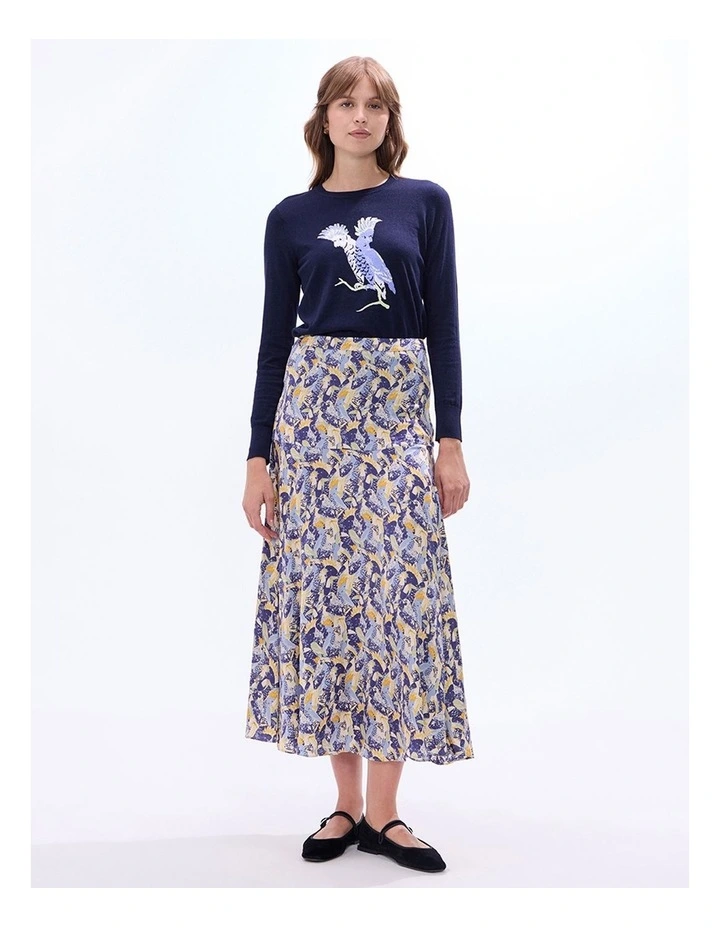 Wings And Ruin Csc Knit in Navy Multi image 1