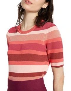 Perfectly Line Knit in Oahu Stripe