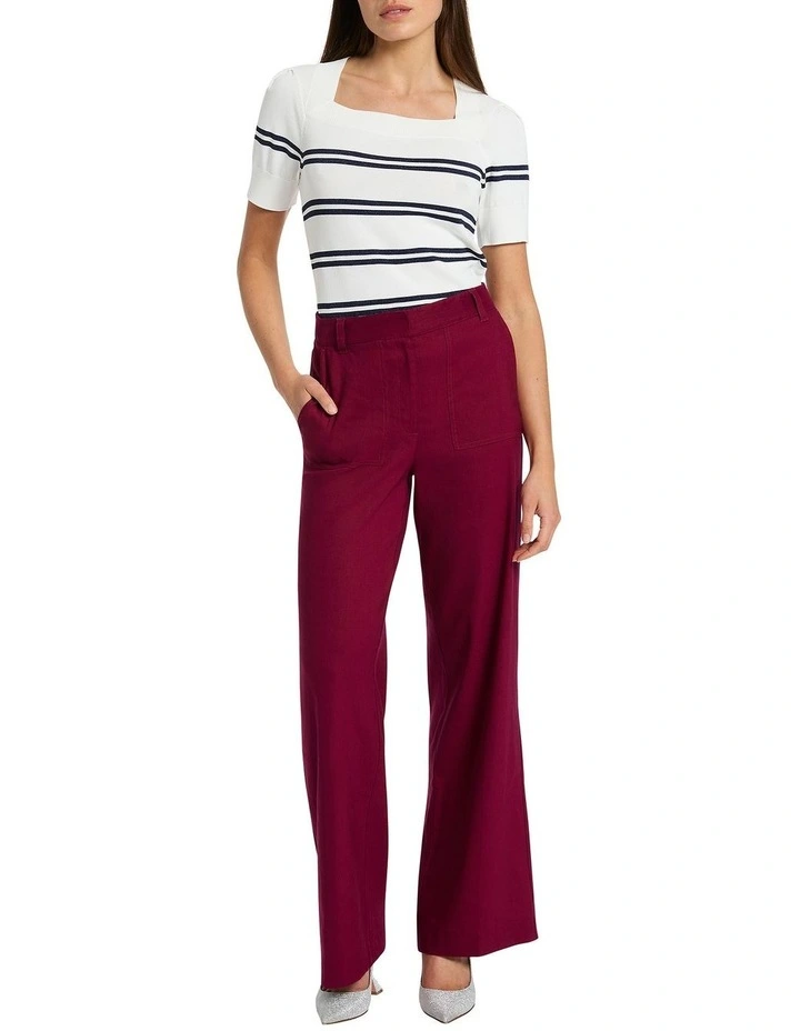 Stripe Out! Knit Top in Navy/White image 2