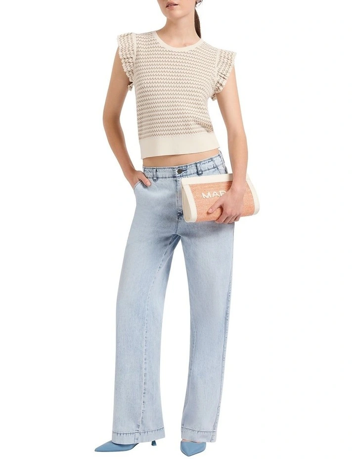 Tuscan Knit Tank in Ivory image 4