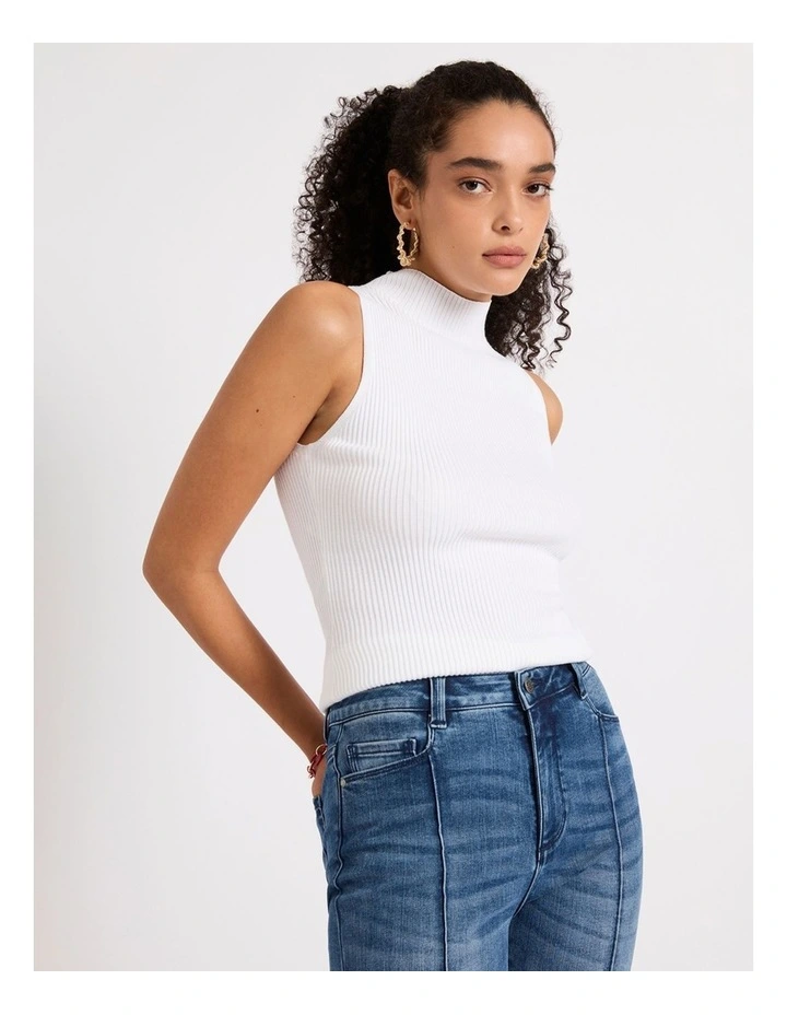 Wind It Up Knit Tank in Ivory image 2