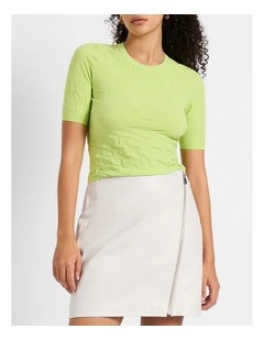 Told You So Knit Tee in Apple