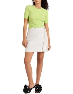 Told You So Knit Tee in Apple