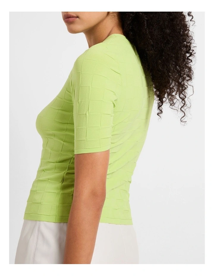 Told You So Knit Tee in Apple image 3