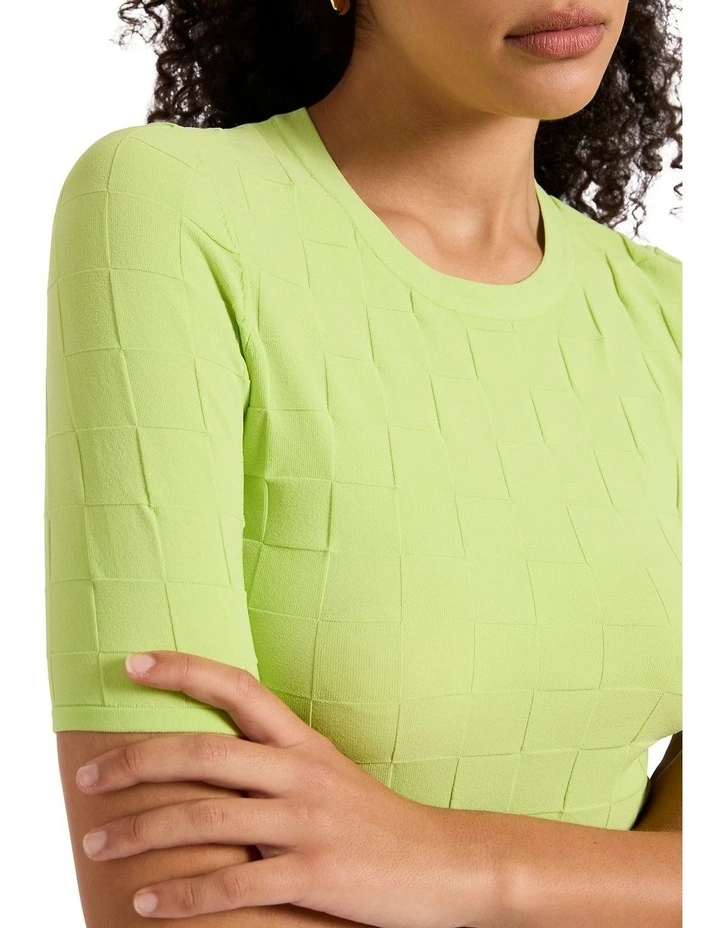Told You So Knit Tee in Apple image 3