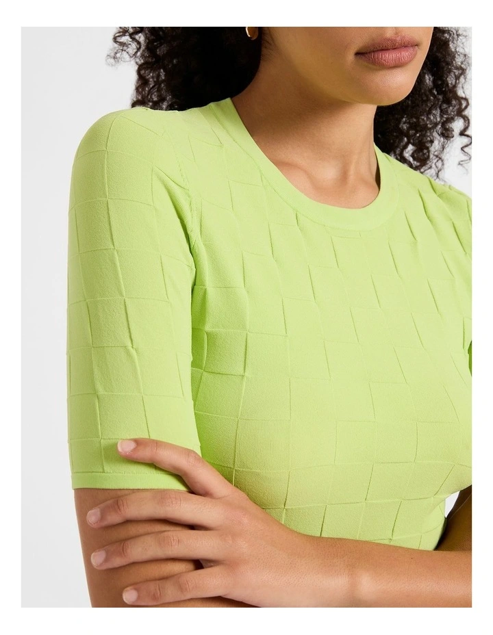 Told You So Knit Tee in Apple image 4