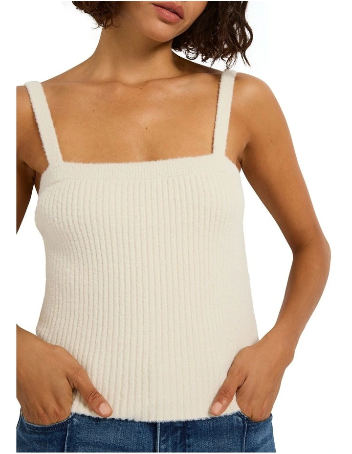 Cherie Shrug Knit Top in Ecru image 2