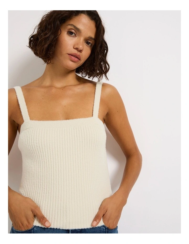 Cherie Shrug Knit Top in Ecru image 4