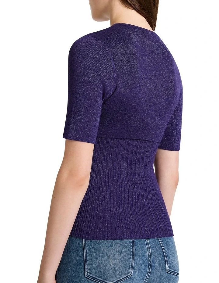 Deja Vu Shimmer Knit in Twilight image 3