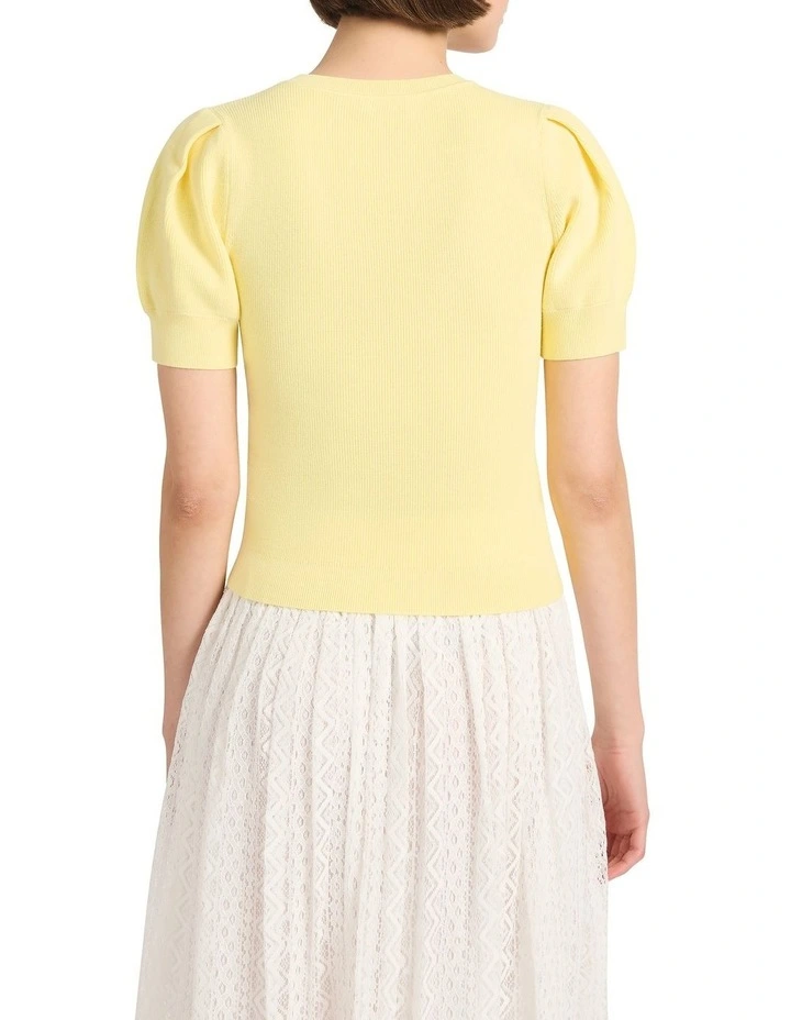 Kent Rib Knit in Butter image 4