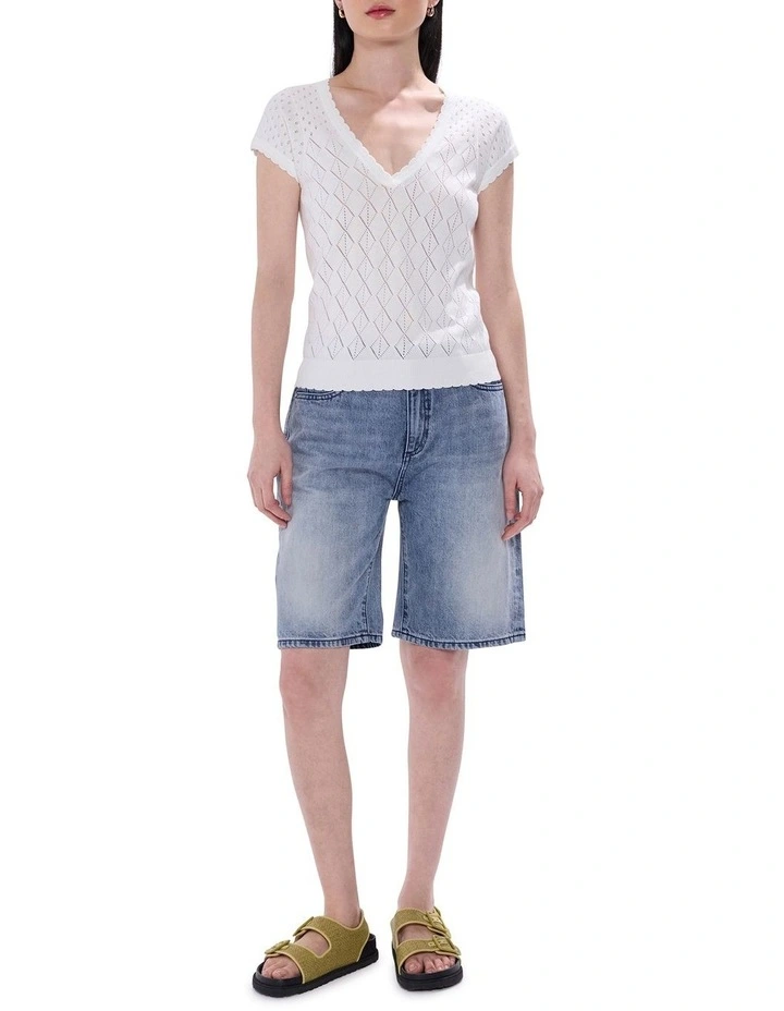 Ordinary Girl Knit in White image 2