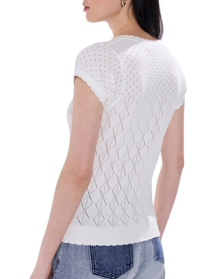 Ordinary Girl Knit in White image 5
