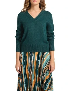 Superstar Sequin Knit in Emerald