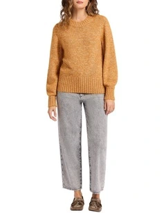 Euphoria Speckle Knit in Rust Multi