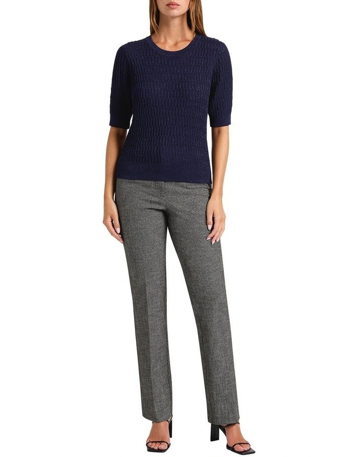 Soul Shimmer Knit in Navy Sparkle image 4