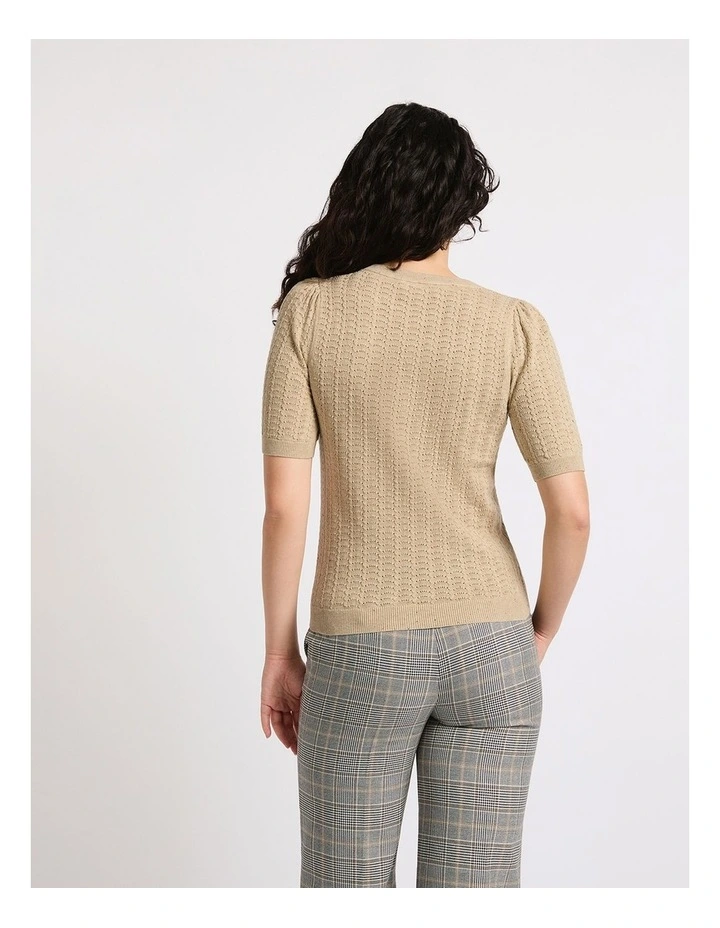 Speckle Love Cotton Knit in Treehouse image 3