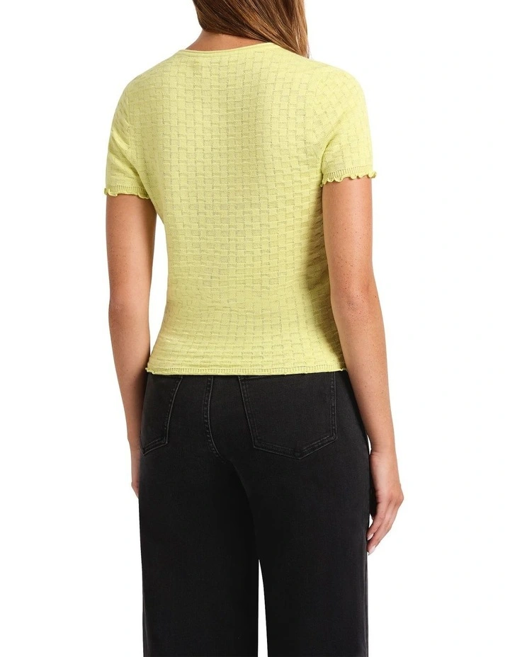 Suga Suga Knit Top in Killarney image 2