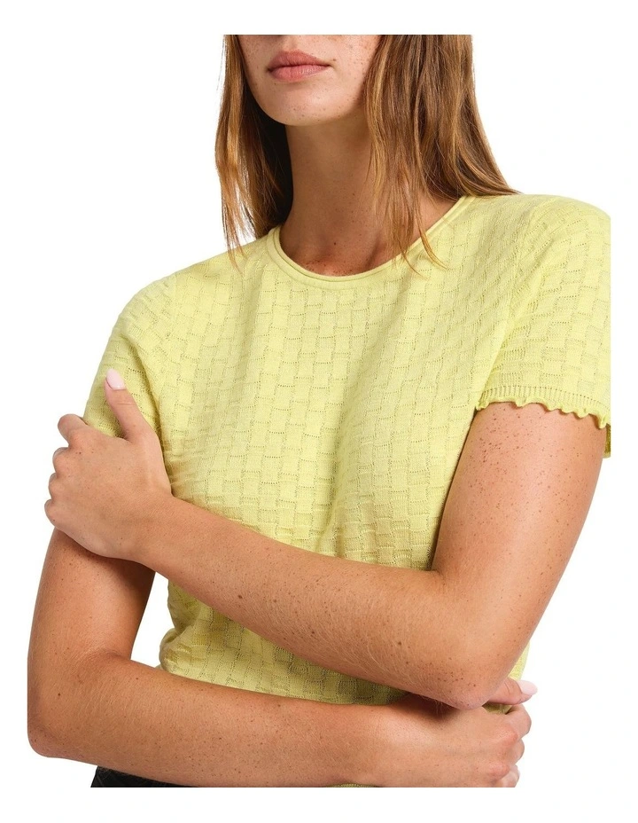 Suga Suga Knit Top in Killarney image 3