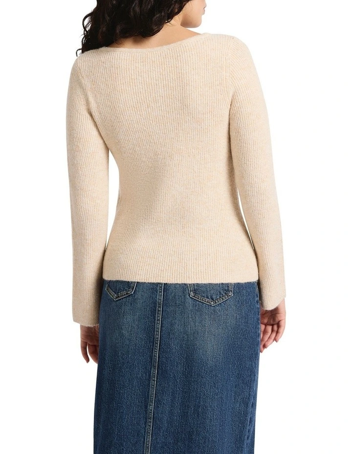 Kingdom Bell Sleeve Knit in Blush image 2