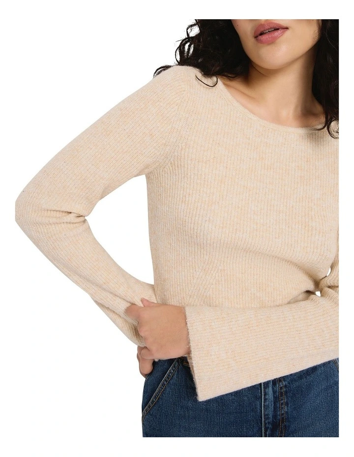 Kingdom Bell Sleeve Knit in Blush image 3