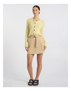 Eyes Of Love Cardigan in Limoncello