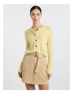 Eyes Of Love Cardigan in Limoncello