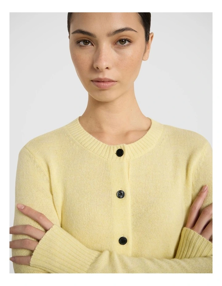 Eyes Of Love Cardigan in Limoncello image 3