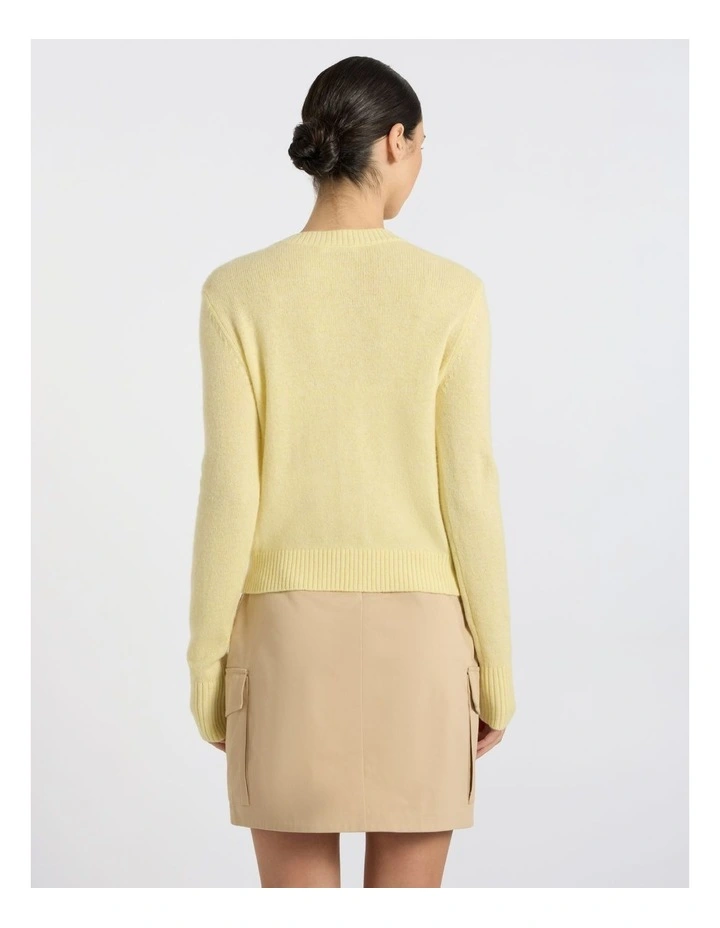 Eyes Of Love Cardigan in Limoncello image 4