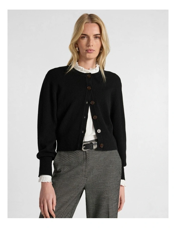 Vacation Cardigan in Black image 1