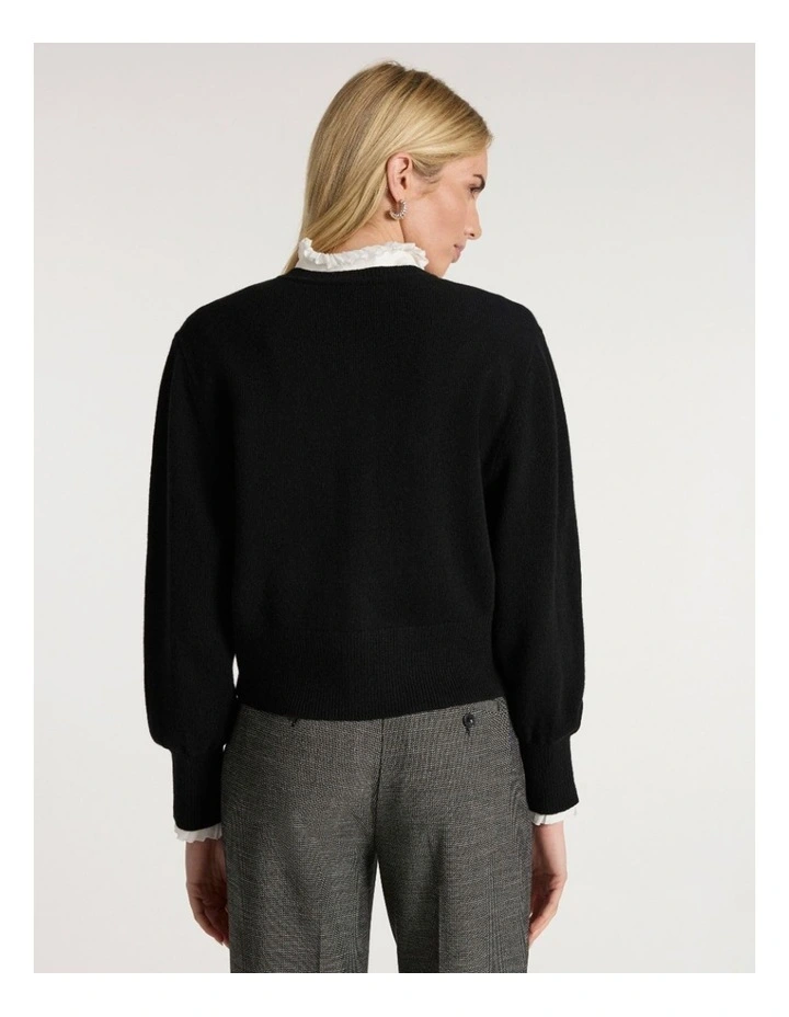Vacation Cardigan in Black image 4