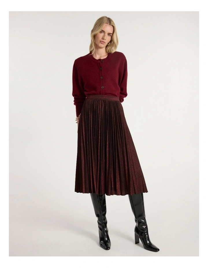 Vacation Cardigan in Ruby Port image 1