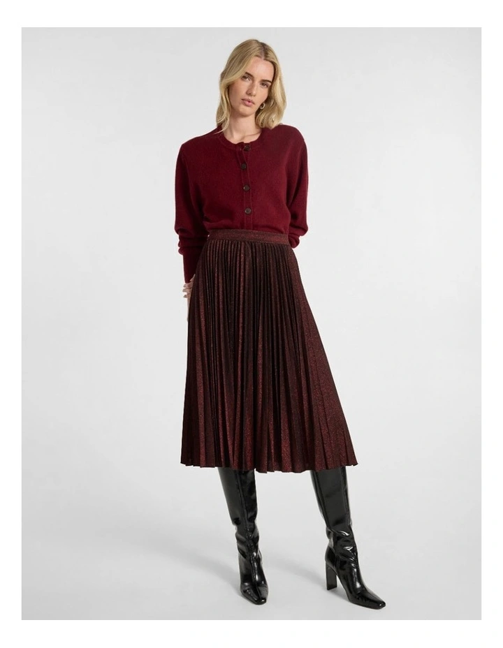 Vacation Cardigan in Ruby Port image 2
